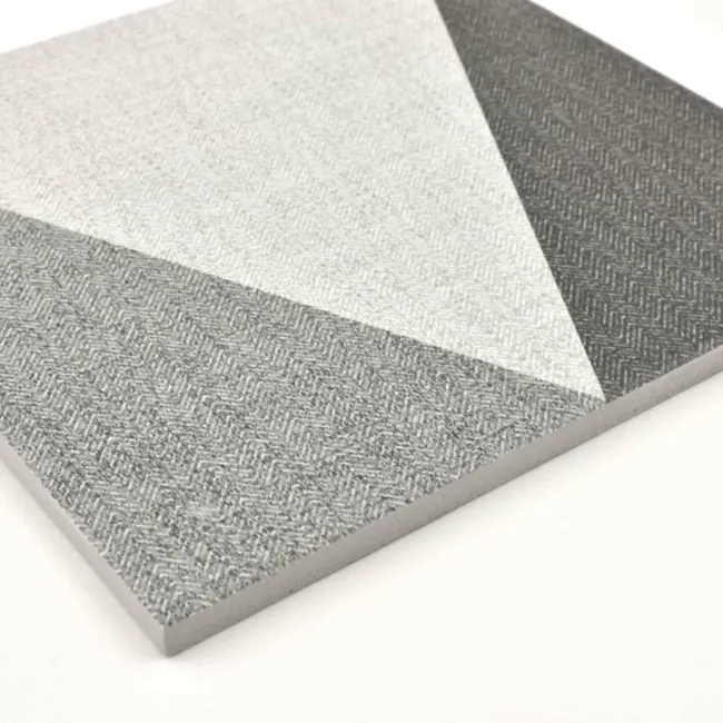 Texxtile Lux Grey Matt Patterned Wall and Floor Tiles
