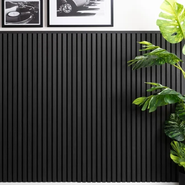 Trepanel® Black Wood Acoustic Wall Panel Trims