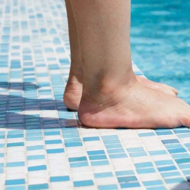 Pixel Sea Light Blue Blend Mosaic 25x25 Wall and Floor Tiles