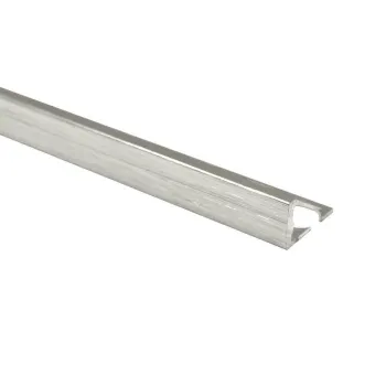 Aluminium Brushed 8mm Tile Trims