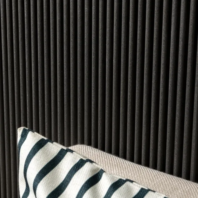 Trepanel Flex® Noir Black Flexible Wood Panels 2400x300