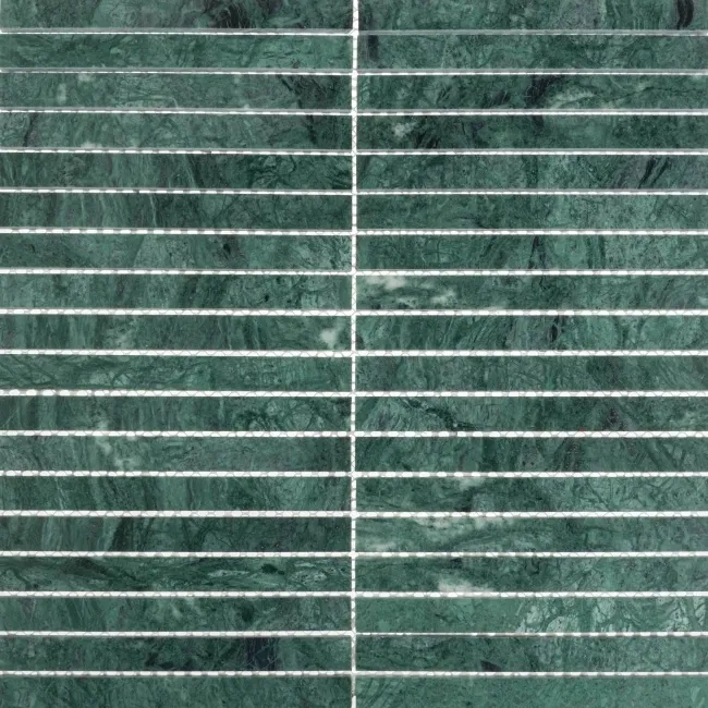 Harlestone Green Honed Marble Kitkat Mosaic Wall And Floor Tiles