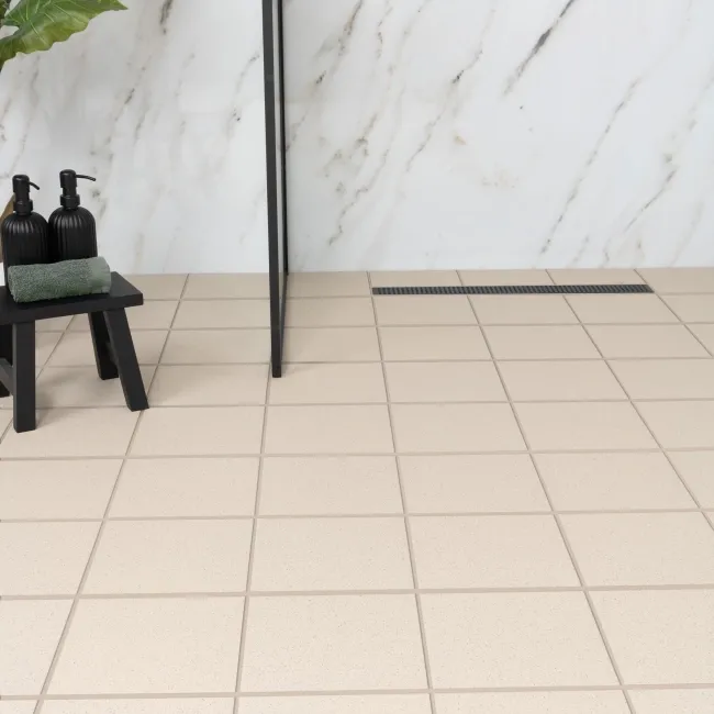Titanium Matt Limestone Beige Floor Tiles