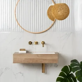 White Carrara Marble Effect Wall Tiles