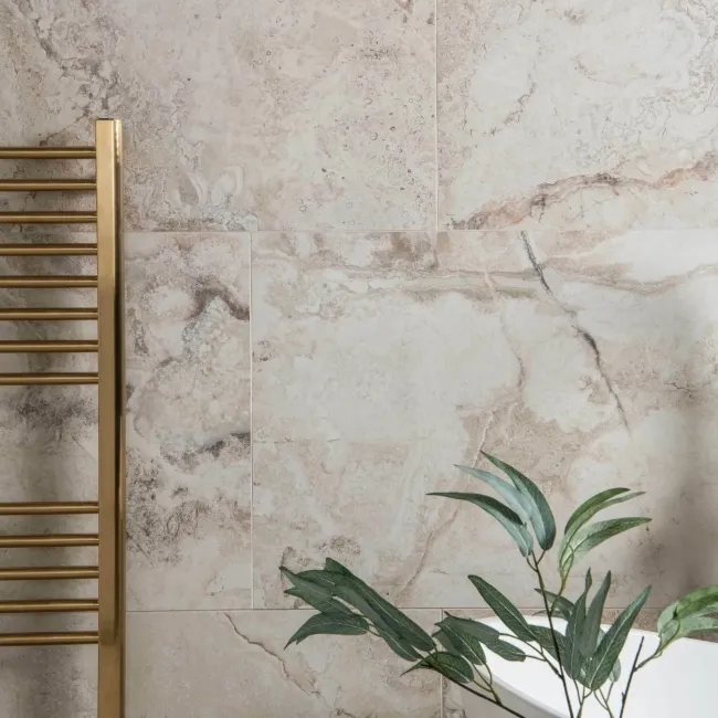 Candy White Matt Marble Effect 1200x600 Wall and Floor Tiles