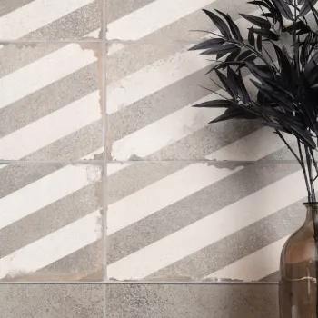 Brixton Taupe Oblique Tiles