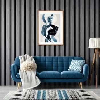 Trepanel Lite® Flexible Ash Grey Acoustic Wood Wall Panels