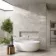 Fargo Grey Matt Stone Effect Structured Wall Tiles 1200x600