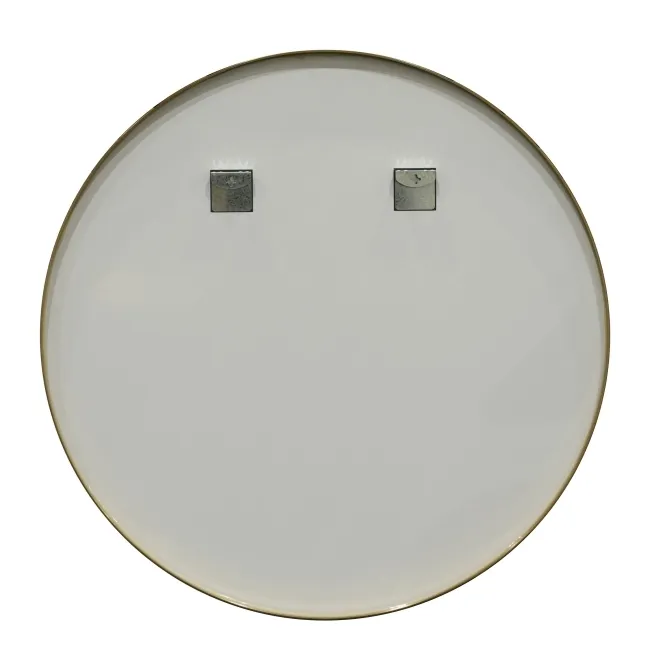Trepanel Customise® Aluminium Framed Round Mirror Brushed Gold 800mm
