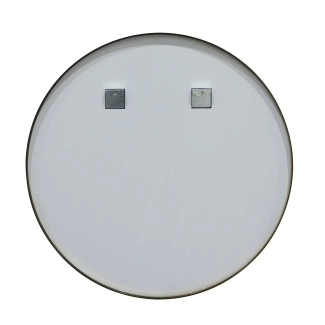 Trepanel Customise® Aluminium Framed Round Mirror Matt Black 1000mm