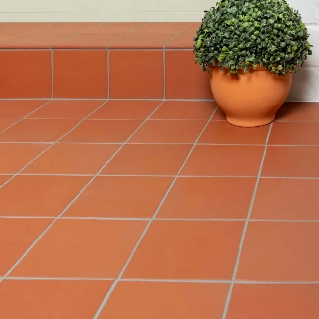 Aragon Flat Red Quarry Tiles