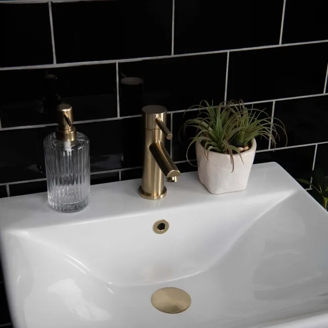 Blackfriars Gloss Flat Black Metro Tiles