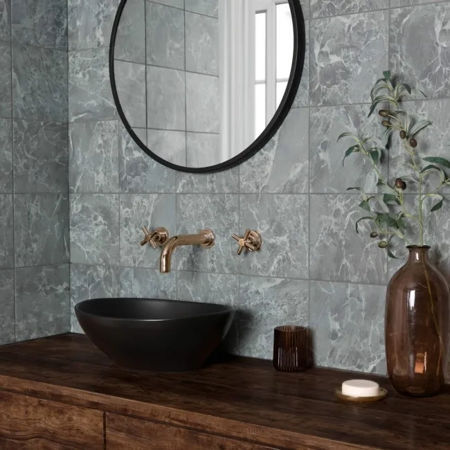 Camden Emerald Marble Effect Wall and Floor Tiles