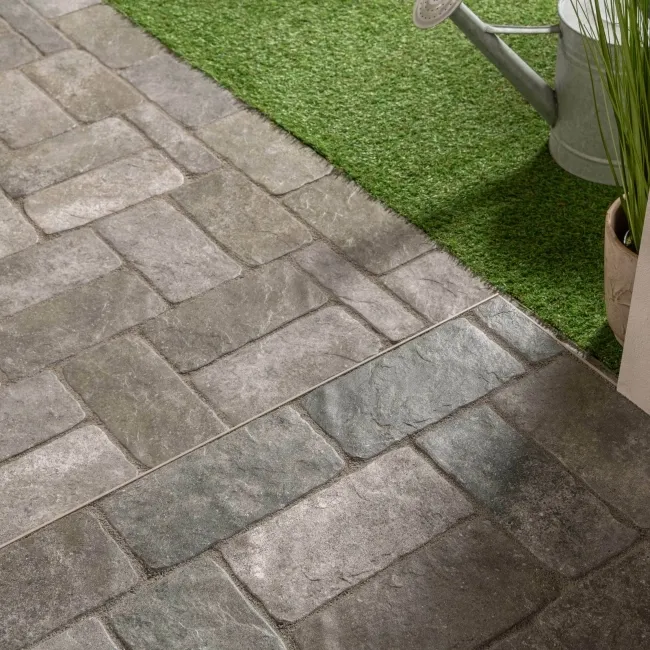 Tuscany Grey Cobble Matt Brick Effect Wall and Floor Tiles