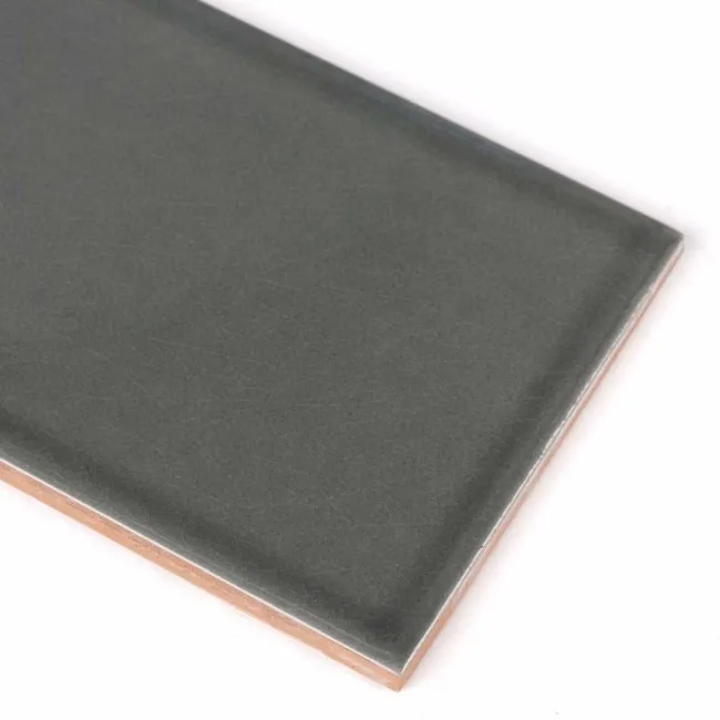 Craquelure Ash Gloss Grey Metro Tiles