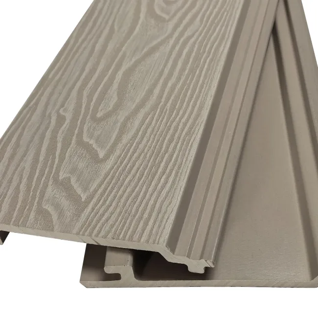 LuxeLine® Beige Embossed Woodgrain Shiplap Composite Wall Cladding - 2.9M