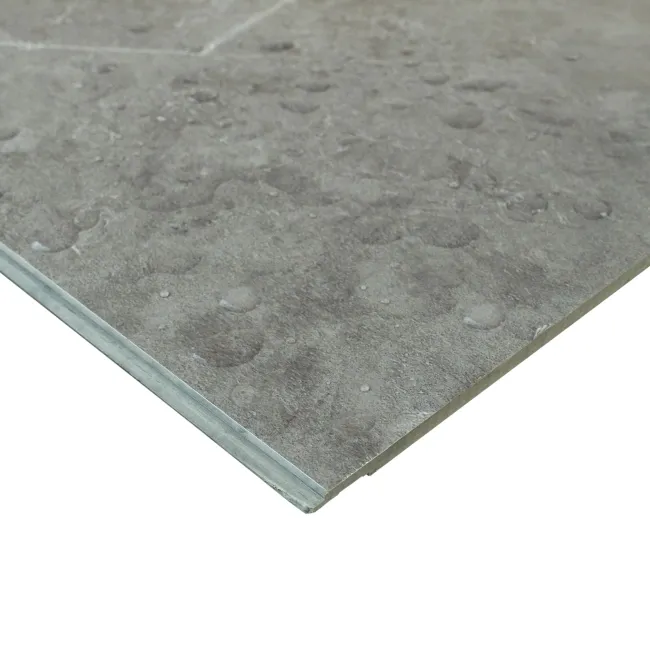 Trepanel Aqua Luxe® Grey Marble Effect Satin SPC Wall Panel 4 Pack (Covers 2.80 SQM)