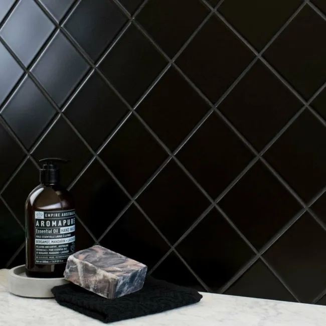Spellbound Matt Black Tiles