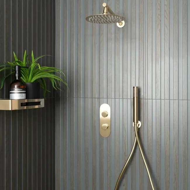 Timber Wood Brown Slat Wengue Ceramic Wall Tile