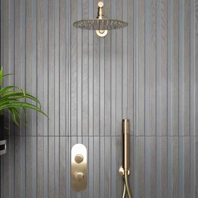 Timber Wood Brown Slat Wengue Ceramic Wall Tile