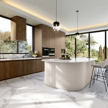 Trepanel Flex® White Flexible Wood Panels 1200x600