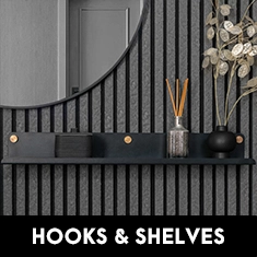 Trepanel Hooks and Shelves