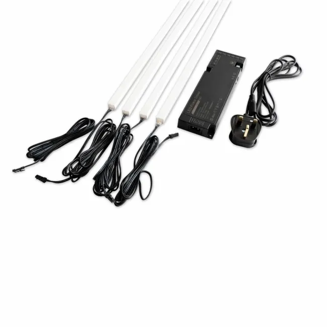 Trepanel Bright® Wall Panel LED Strip Lights 2.4m Pack of 4