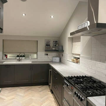 Rustic Gloss White Metro Tiles