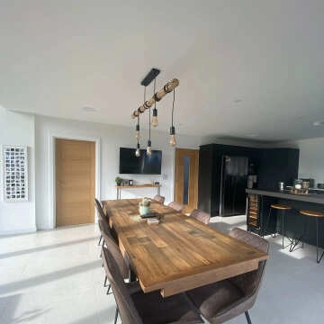 Carbon Light Grey Concrete Effect Tiles