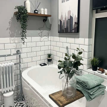 Whitechapel Gloss White Ceramic Metro Tiles