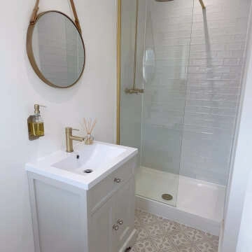 Rustic Ceramic White Gloss Mini Metro Wall Tiles