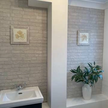 Rustic Masonry Dove White Brick Effect Tiles