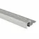 10mm Aluminium Square Edge 2.5m Brushed Effect Trim
