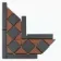 Churchill Crimson & Midnight Corner Tiles