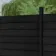 LuxeLine® Black Composite Fence Panel with Aluminium Post 6ft
