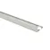 10mm Brushed Silver Aluminium Straight Edge Tile Trim