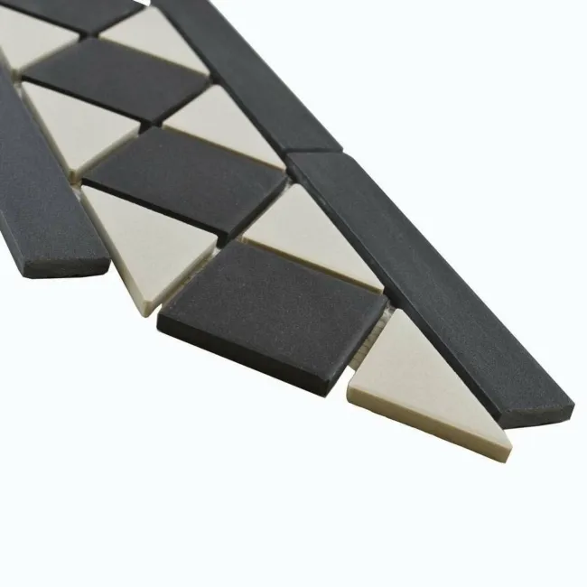 Churchill Snow & Midnight Border Tiles