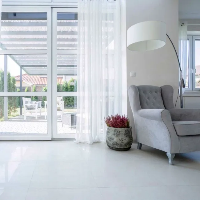 Aleutian Mountain Plain White Matt  600x300mm Tiles