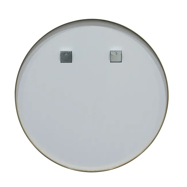 Trepanel Customise® Aluminium Framed Round Mirror Brushed Gold 1000mm
