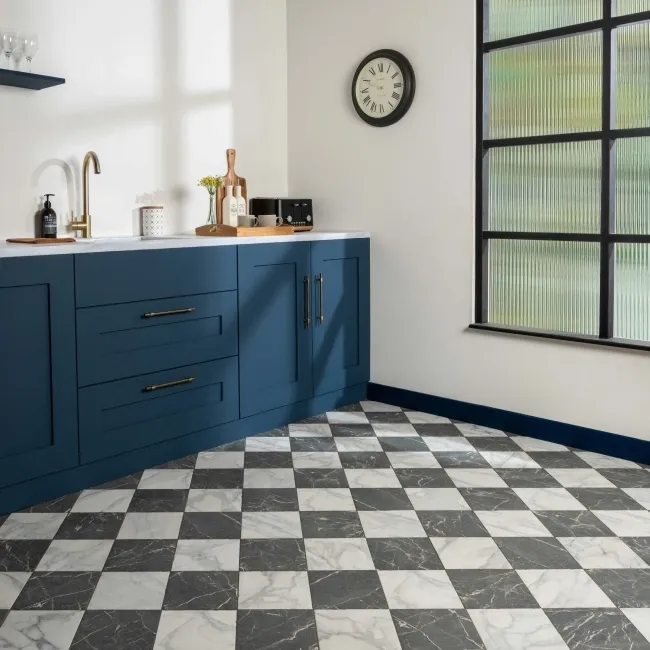 Camden Black Marble Effect Wall and Floor Tiles