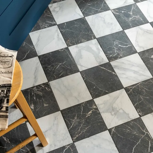 Camden Black Marble Effect Wall and Floor Tiles
