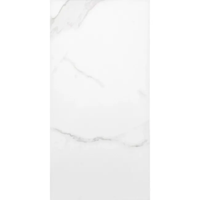 Cappella White Gloss Marble Effect 600x300 Wall and Floor Tiles