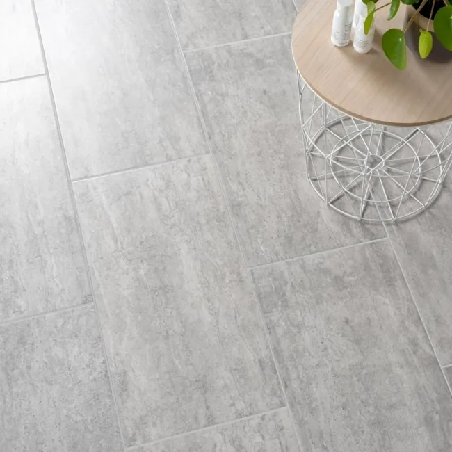 Coast Oyster Shell Grey Matt Stone Effect Wall And Floor Tiles