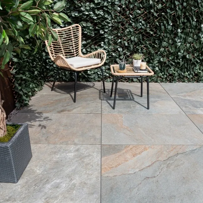 Flint Natural Slate Effect Paving Slabs