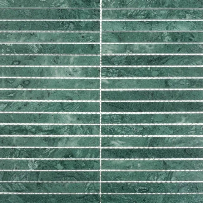 Harlestone Green Honed Marble Kitkat Mosaic Wall And Floor Tiles