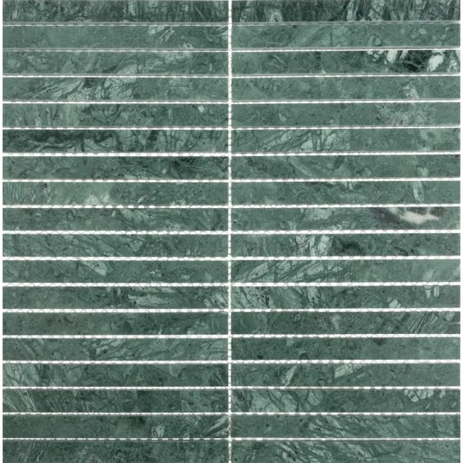 Harlestone Green Honed Marble Kitkat Mosaic Wall And Floor Tiles