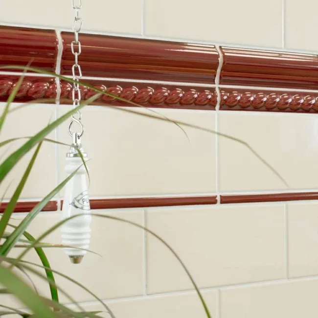 Marylebone Gloss Ivory Flat Cream Metro Tiles