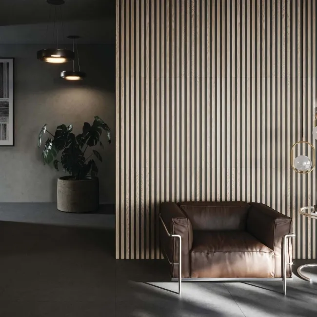 Timber Wood Slat Oak Ceramic Wall Tiles