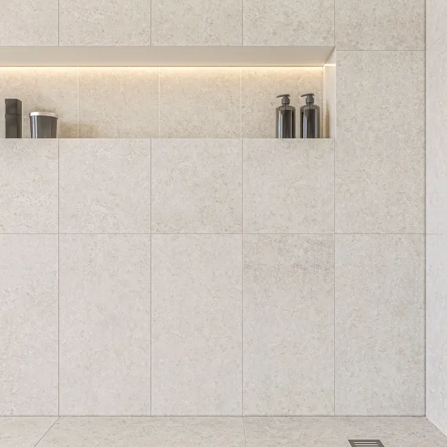 Fargo Grey Matt Stone Effect Anti Slip Wall and Floor Tiles 600x300