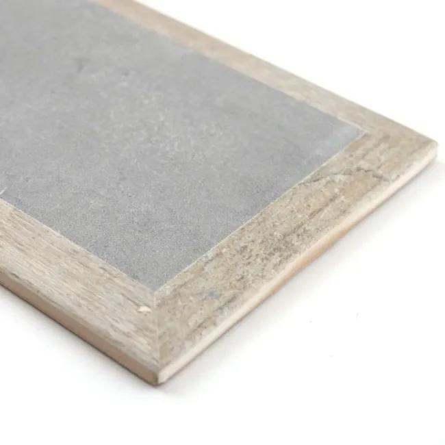 9.82 SQM Clearance Job Mixx Concrete Oak Wood Tiles